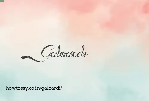 Galoardi