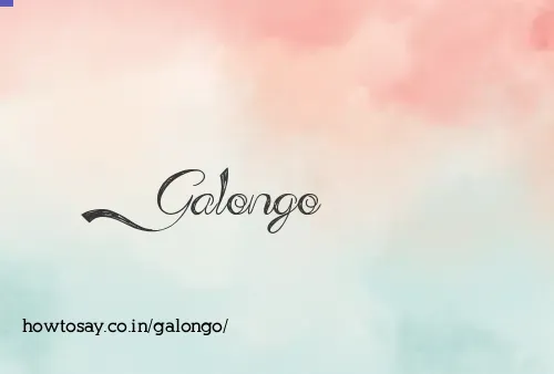 Galongo