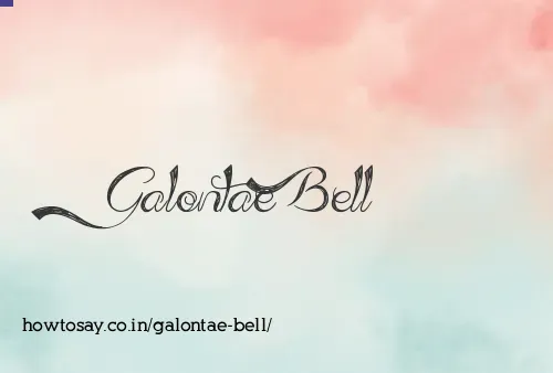 Galontae Bell