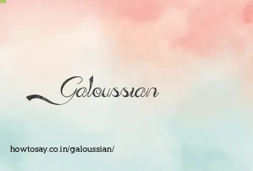 Galoussian