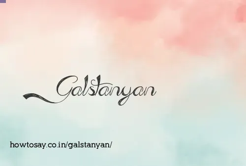 Galstanyan