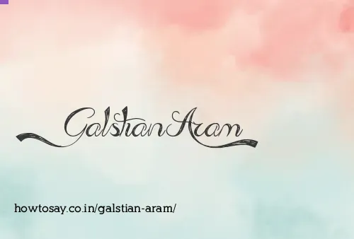 Galstian Aram