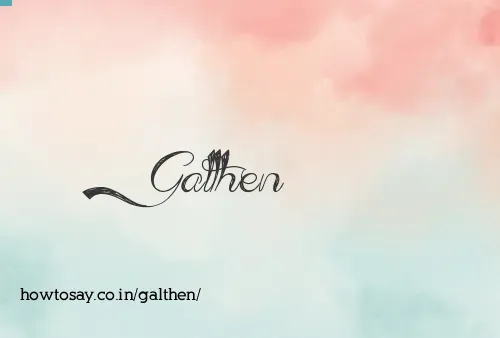 Galthen