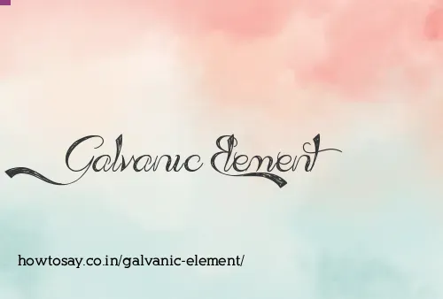 Galvanic Element