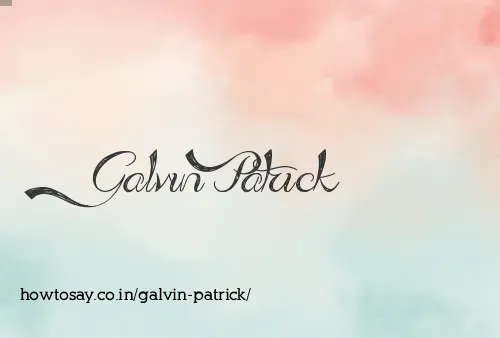 Galvin Patrick