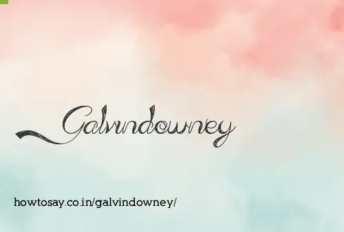 Galvindowney