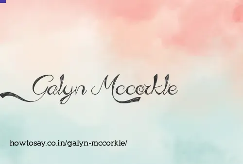 Galyn Mccorkle