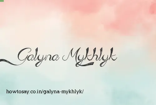 Galyna Mykhlyk