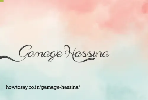 Gamage Hassina