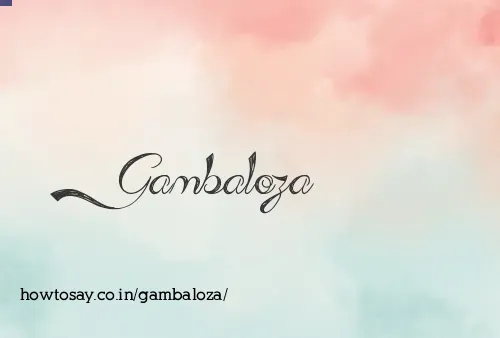 Gambaloza