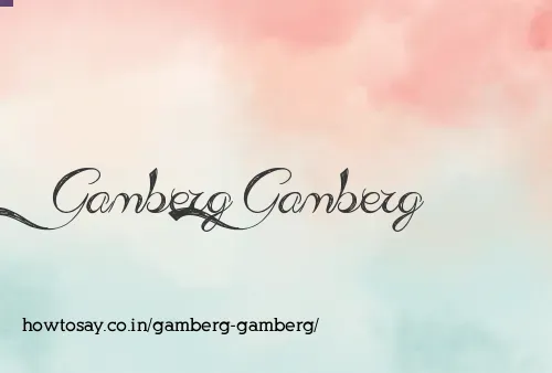 Gamberg Gamberg