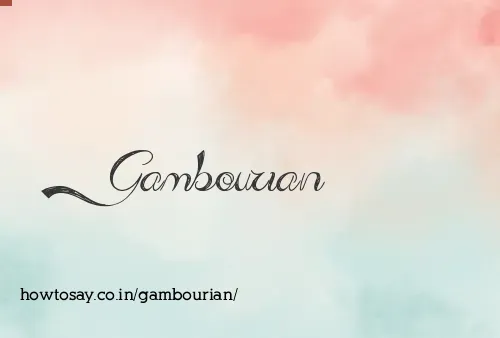 Gambourian