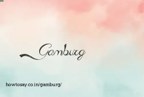 Gamburg