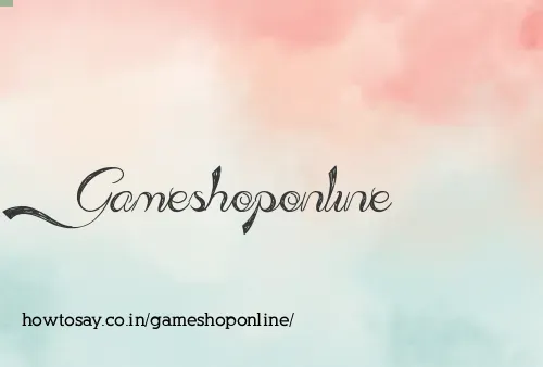 Gameshoponline