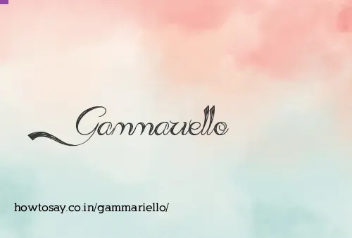 Gammariello