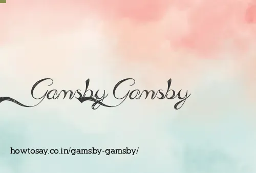 Gamsby Gamsby