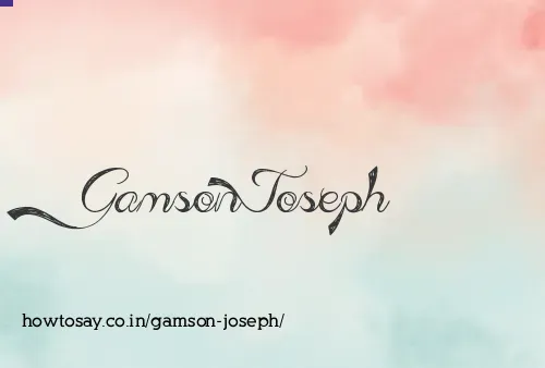 Gamson Joseph