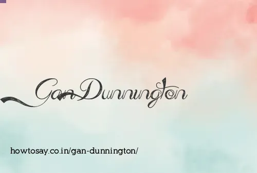 Gan Dunnington