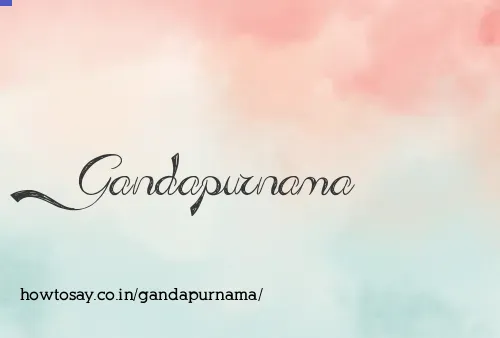 Gandapurnama