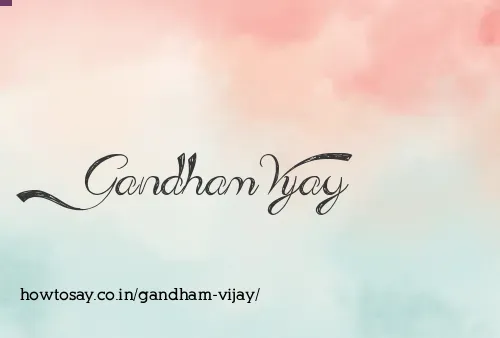 Gandham Vijay