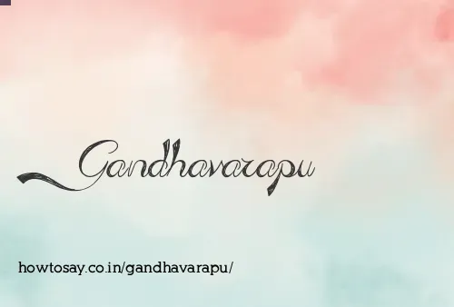 Gandhavarapu