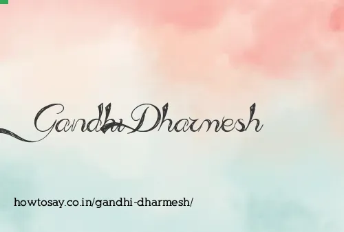 Gandhi Dharmesh