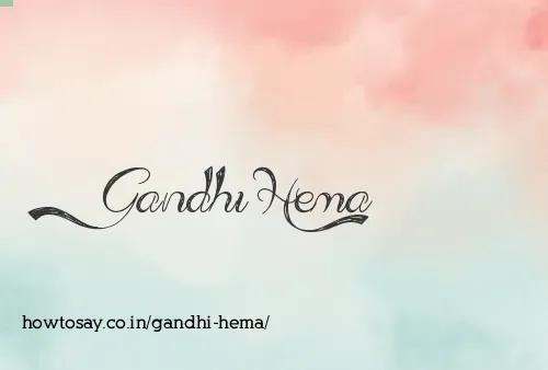 Gandhi Hema
