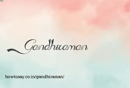 Gandhiraman