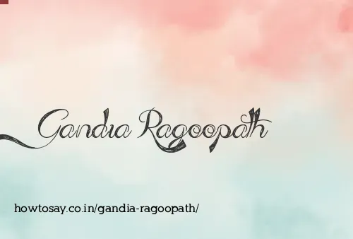 Gandia Ragoopath