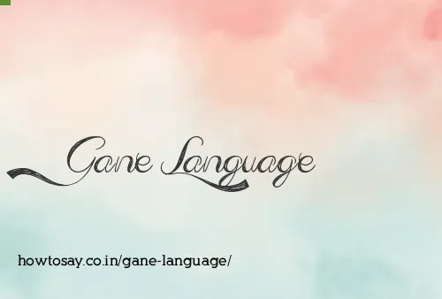 Gane Language