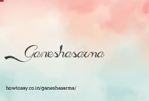 Ganeshasarma