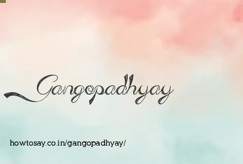 Gangopadhyay