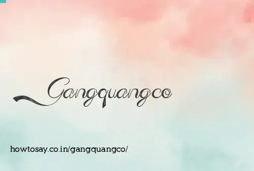 Gangquangco