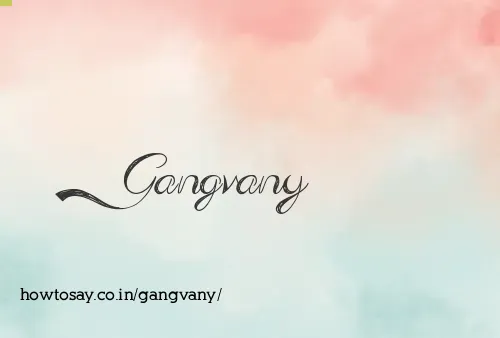 Gangvany