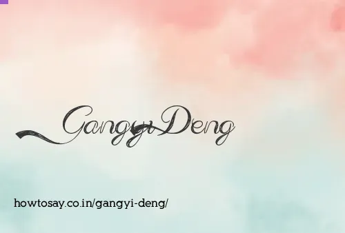 Gangyi Deng