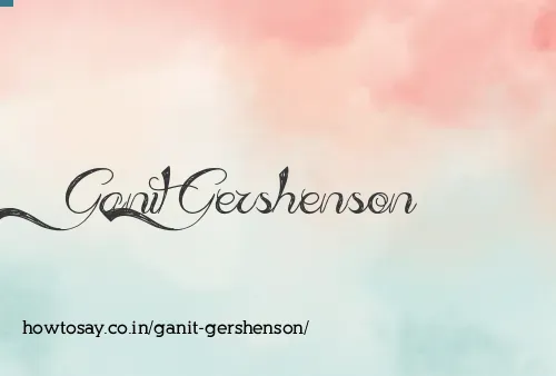 Ganit Gershenson