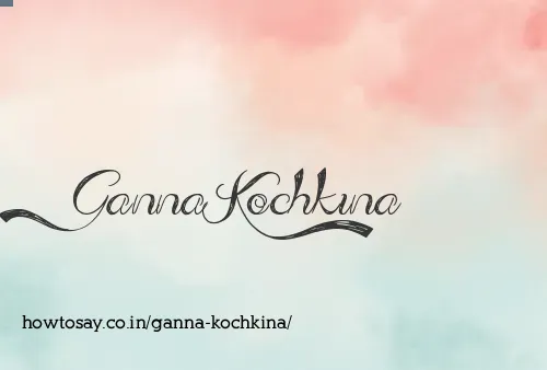 Ganna Kochkina