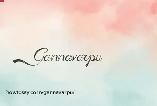 Gannavarpu