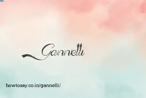 Gannelli