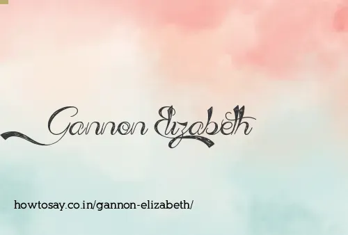 Gannon Elizabeth