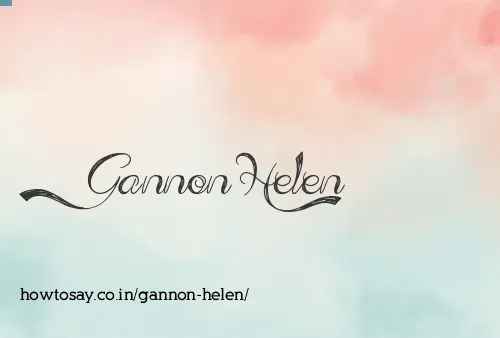 Gannon Helen