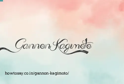 Gannon Kagimoto