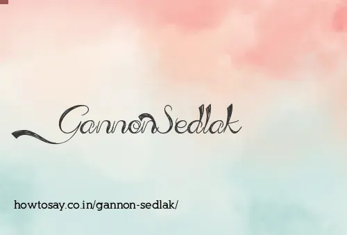 Gannon Sedlak
