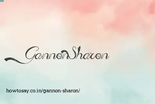 Gannon Sharon