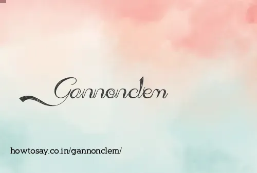 Gannonclem