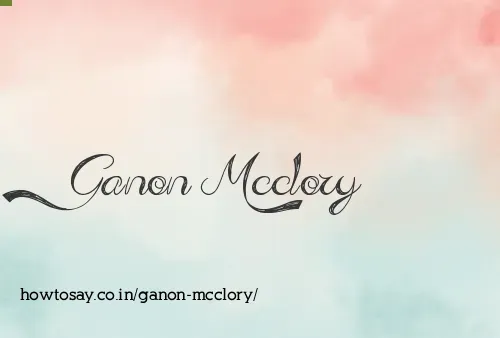 Ganon Mcclory