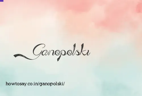Ganopolski