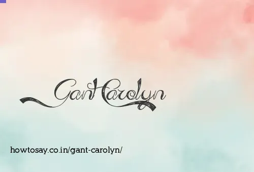 Gant Carolyn