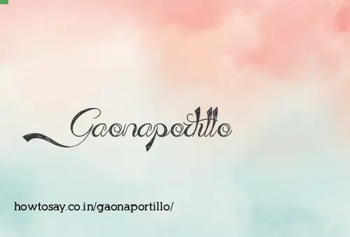 Gaonaportillo