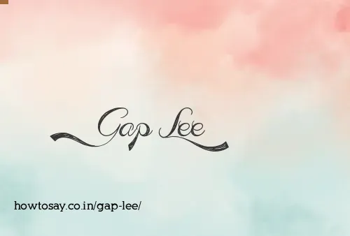 Gap Lee